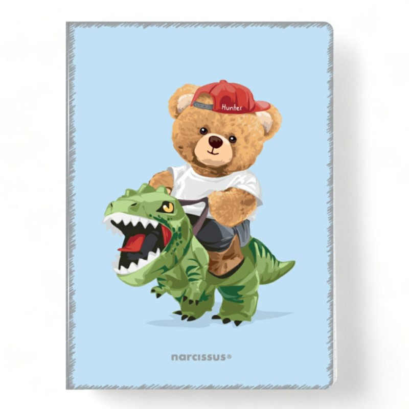 Zeszyt A4/32k trzylinia kolor PP Narcissus Teddies Sztuka Rodzinna